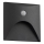 Luminaire d'escalier LED EXIN 2,5W/230V 4000K IP65 anthracite angulaire avec détecteur de mouvement et capteur crépusculaire