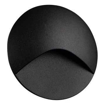 Luminaire d'escalier LED EXIN LED/2,5W/230V 4000K IP65 noir rond