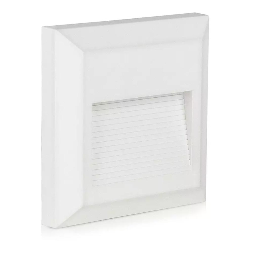 Luminaire d'escalier LED LED/2W/100-240V 4000K IP65 blanc