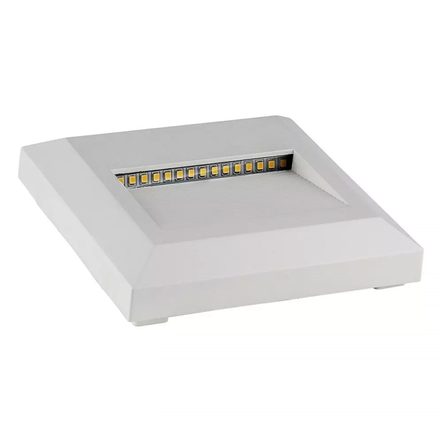 Luminaire d'escalier LED LED/2W/100-240V 4000K IP65 blanc