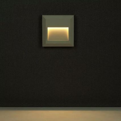 Luminaire d'escalier LED LED/2W/100-240V 4000K IP65 blanc