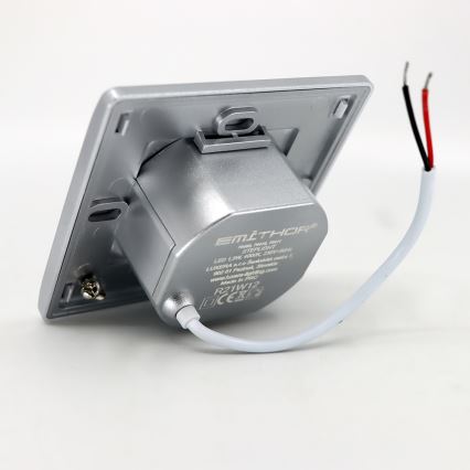 Luminaire d'escalier STEP LIGHT LED/1,5W/230V argenté