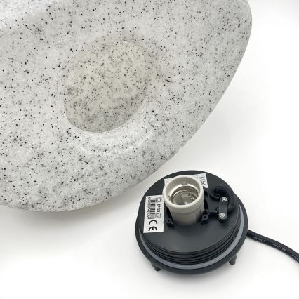 Luminaire d'extérieur décoratif LUMISTONE 1xE27/15W/230V IP65 Ø 38 cm