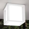 Luminaire d'extérieur HENRY 1xE27/15W/230V 16x16 cm IP44 blanc