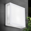Luminaire d'extérieur HENRY 2xE27/15W/230V 26 x 26 cm IP44 blanc