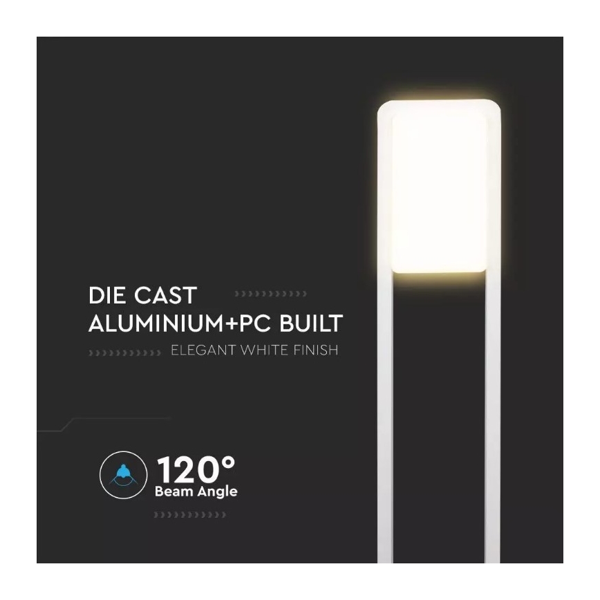 Luminaire d'extérieur SAMSUNG CHIP LED/10W/230V 6400K IP65 blanc
