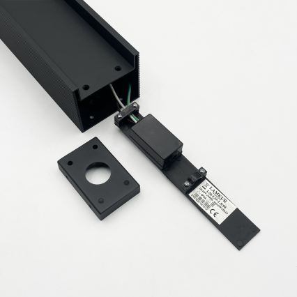 Luminaire d'extérieur VESPER 1xG9/5W/230V IP44 50 cm noir