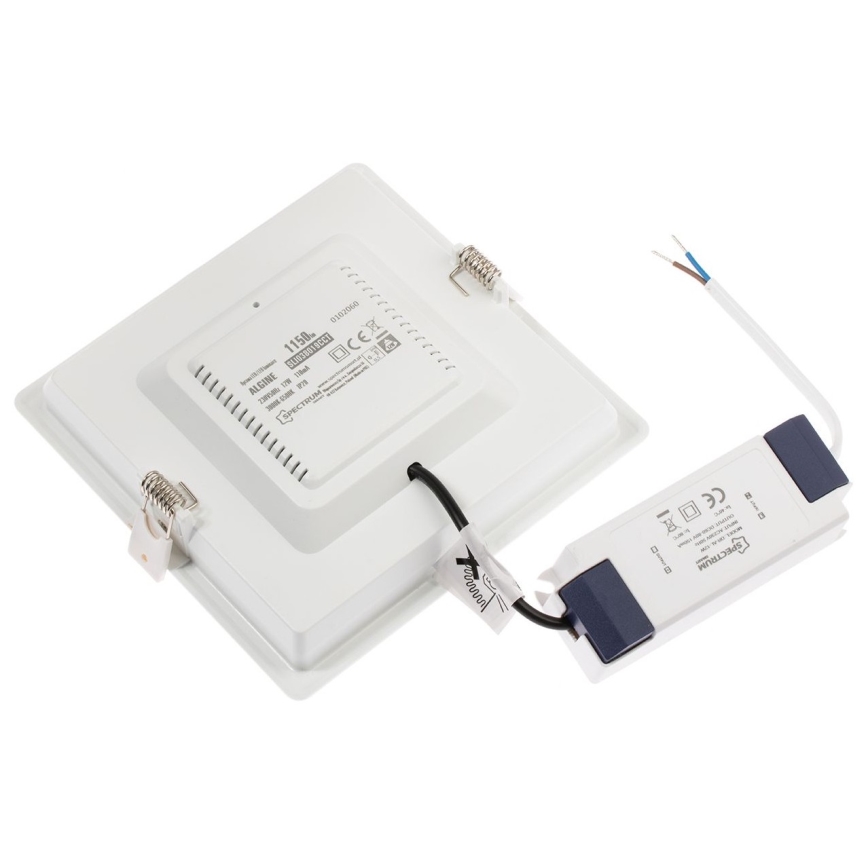Luminaire encastrable à intensité variable ALGINE LED/12W/230V Wi-Fi Tuya carré
