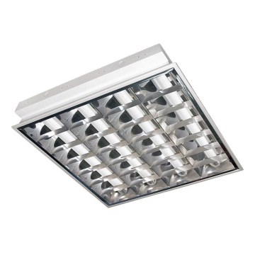 Luminaire encastrable fluorescent T8 4xG13/18W/230V