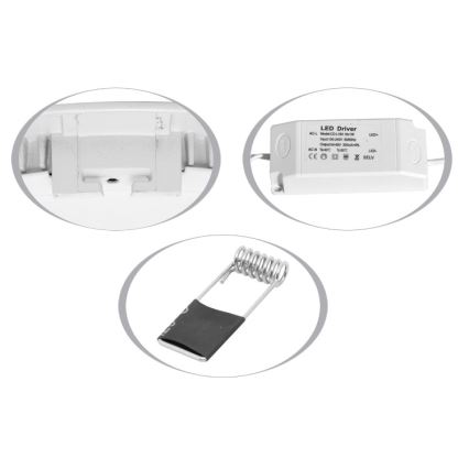 Luminaire encastrable salle de bain LADA LED/12W/230V 2700K IP44