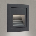 Luminaire encastrable LORO LED/2W/230V IP65 anthracite
