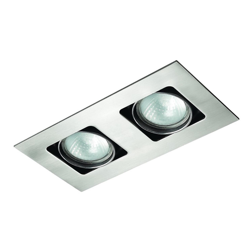 Luminaire encastrable OCZKO GUESTO 2xGU10/40W/230V