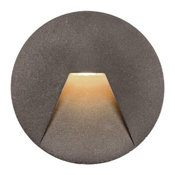 Luminaire encastré d'extérieur SPACE LED/4W/230V IP65 gris