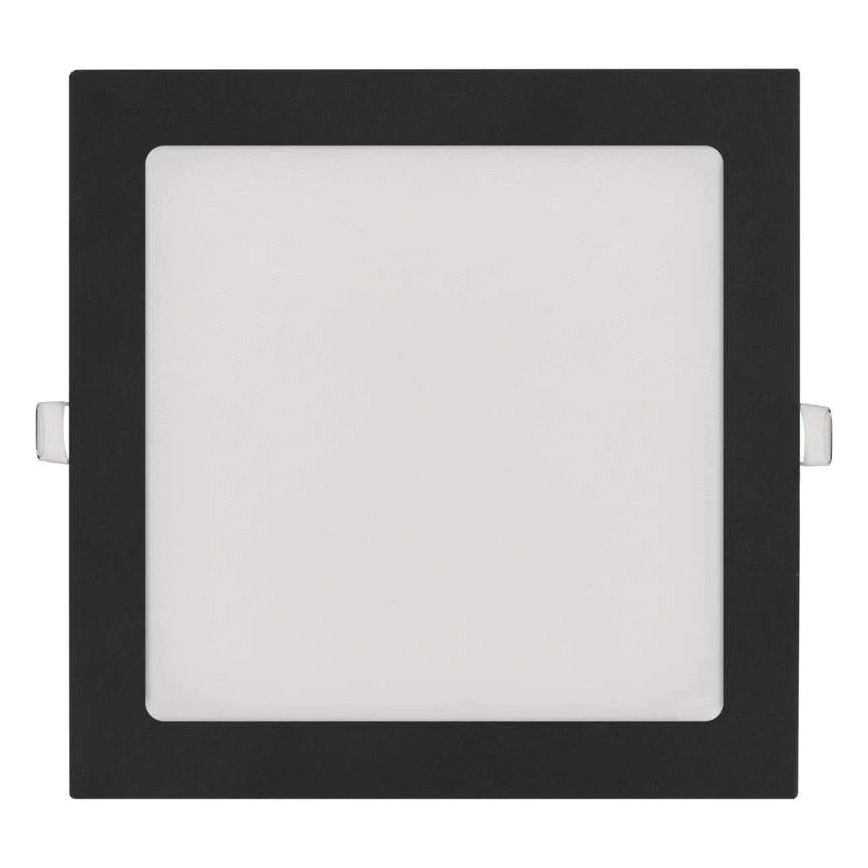 Luminaire encastré LED NEXXO LED/18W/230V 3000/3500/4000K noir 22,5 x 22,5 cm