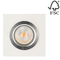 Luminaire encastré LED VITAR 1xGU10/5W/230V béton - certifié FSC