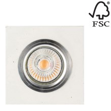 Luminaire encastré LED VITAR 1xGU10/5W/230V béton - certifié FSC