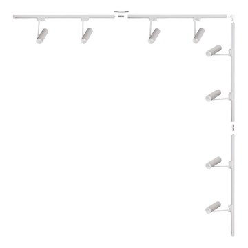 Luminaire encastré Zuma Line - Système de rail 8xGU10/35W/230V blanc