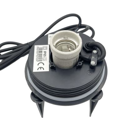 Luminaire extérieur décoratif LUMISTONE 1xE27/15W/230V IP65 Ø 25 cm