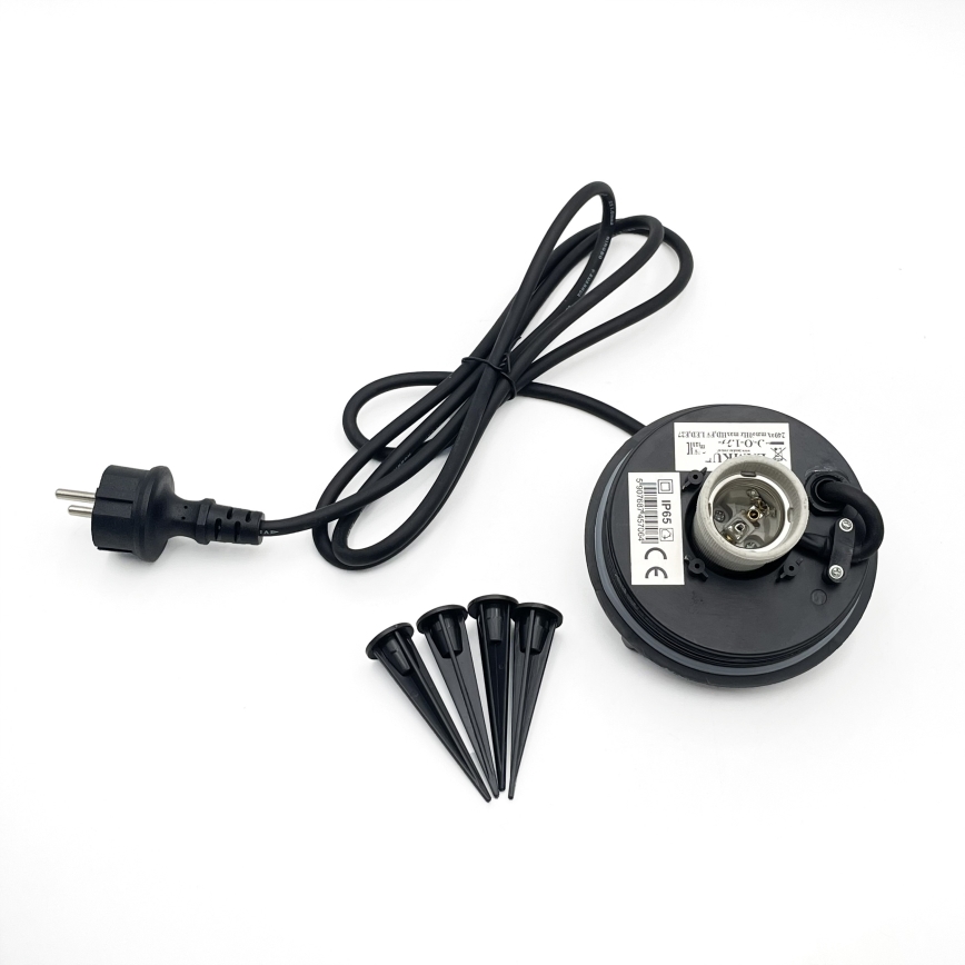 Luminaire extérieur décoratif LUMISTONE 1xE27/15W/230V IP65 Ø 25 cm