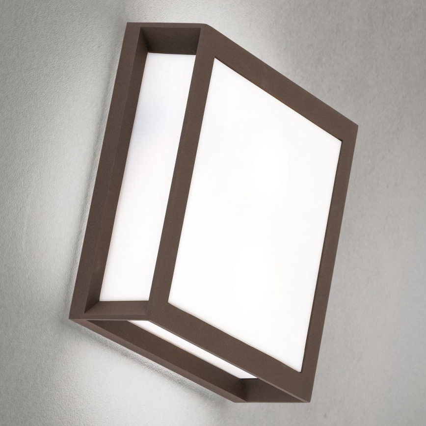 Luminaire extérieur HENRY 2xE27/15W/230V IP44 marron