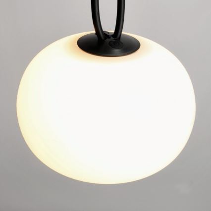 LED Luminaire d'extérieur rechargeable et à intensité réglable VENEZIA LED/1,5W/5V 2500K IP54 2600 mAh noir