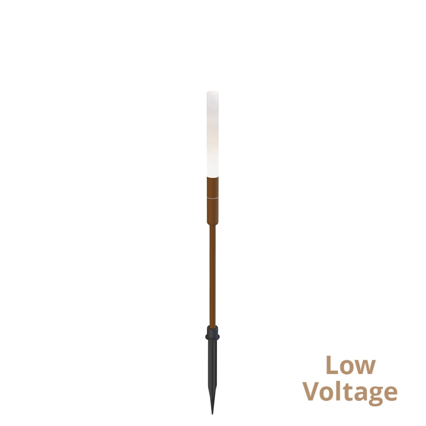 Luminaire extérieur STICK LED/1,5W/24V IP65 marron