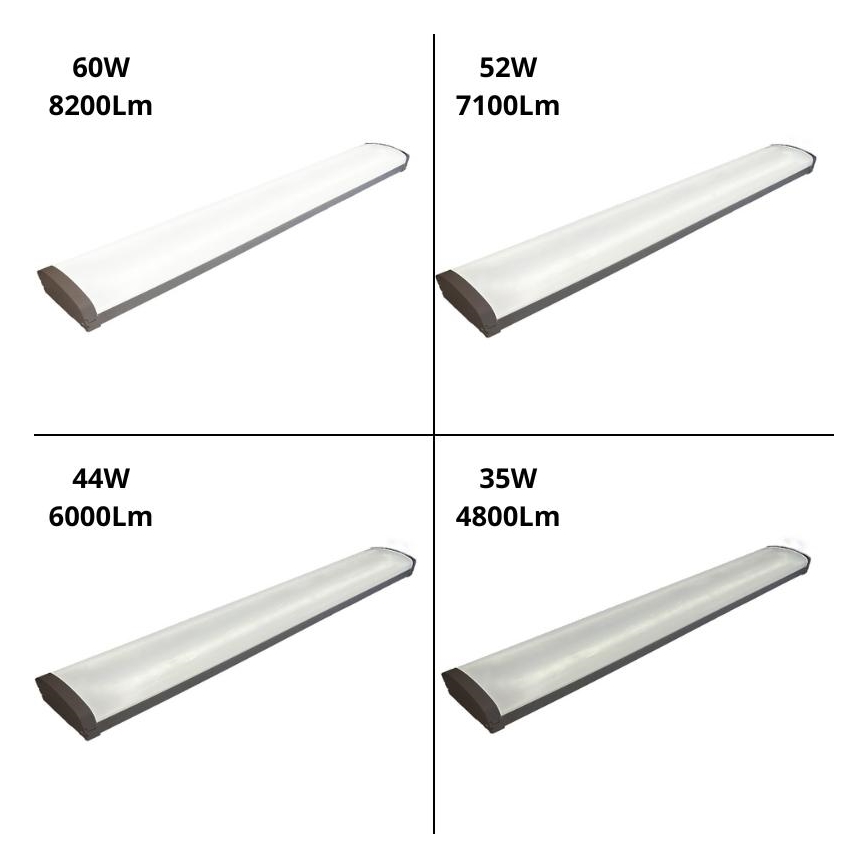 Luminaire fluorescent à intensité variable LED/35W/44W/52W/60W/230V 4000K 120 cm