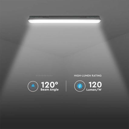 Luminaire fluorescent industriel LED M-SERIES LED/48W/230V 4000K 150cm IP65