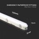 Luminaire fluorescent industriel URGENCE LED/36W/230V 6500K 120cm IP65