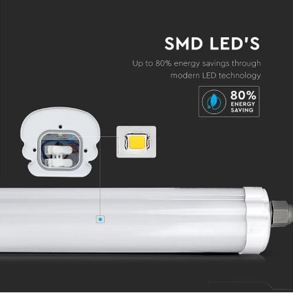 Luminaire industriel G-SERIES LED/36W/230V 120 cm 6400K IP65