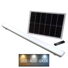 Luminaire industriel solaire avec détecteur LED/25W/230V 3000K/4000K/6400K IP65 + Télécommande