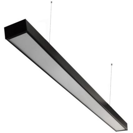 Luminaire LED de plafond CYNIDECO, montage en applique ou suspendu, LED/12W/230V, 4000K, noir