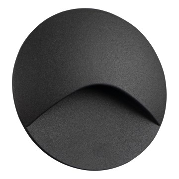 Luminaire LED d'escalier EXIN LED/2,5W/230V 3000K IP65 anthracite rond