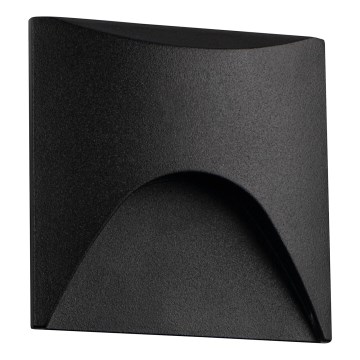 Luminaire LED d'escalier EXIN LED/2,5W/230V 4000K IP65 noir carré