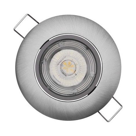 Luminaire LED encastrable EXCLUSIVE 1xLED/5W/230V 3000 K argent