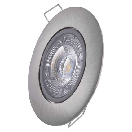 Luminaire LED encastrable EXCLUSIVE 1xLED/5W/230V 4000 K argent