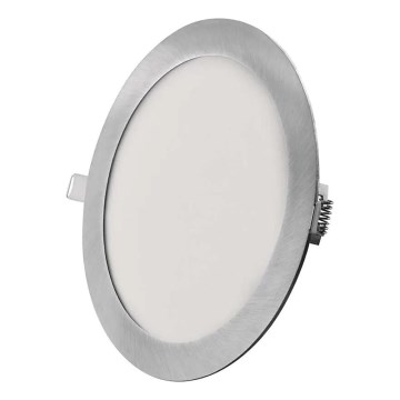 Luminaire LED encastré NEXXO LED/18W/230V 3000/3500/4000K argenté Ø 22,5 cm