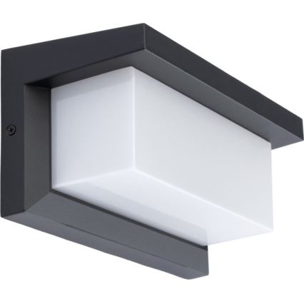 Applique murale LED extérieure avec ampoule avec détecteur crépusculaire NEELY 1xE27/9W/230V IP54 anthracite