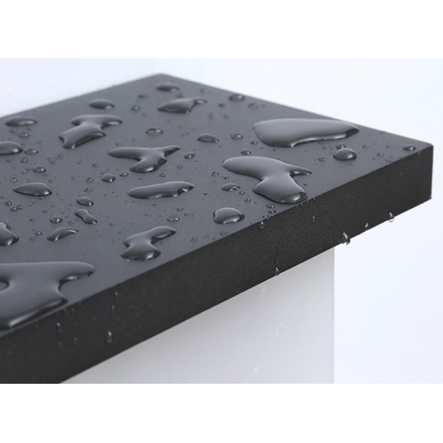 Applique murale LED extérieure avec ampoule avec détecteur crépusculaire NEELY 1xE27/9W/230V IP54 anthracite