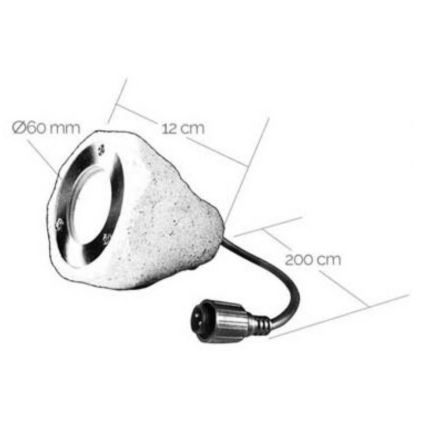 Luminaire LED extérieur EASY CONNECT 1xGU10/2W/230V IP67