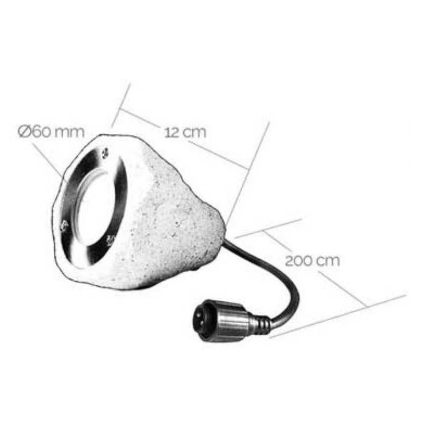 Luminaire LED extérieur EASY CONNECT 1xGU10/2W/230V IP67