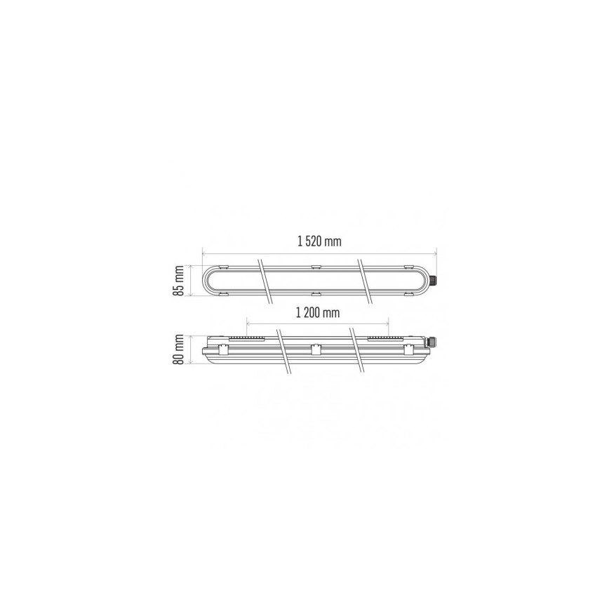 Luminaire LED industriel EMERGENCY LED/56W/230V IP66 4000K