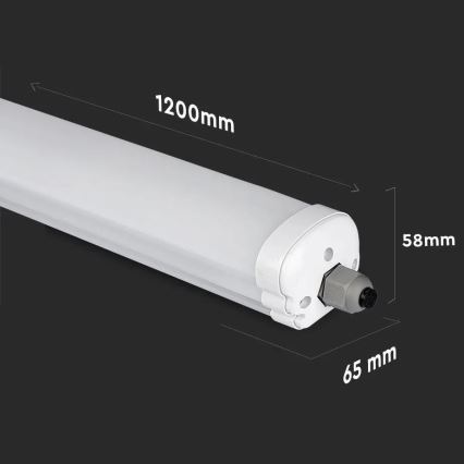 Luminaire LED industriel fluorescent G-SERIES LED/36W/230V 4500K 120cm IP65