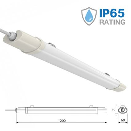 Luminaire LED industriel S-SERIES 1xLED/36W/230V 4000K 120cm