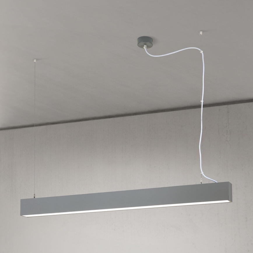 Luminaire LED plafond/suspension 2 en 1 PALKKI LED/38W/230V 3000/4000/5000K gris