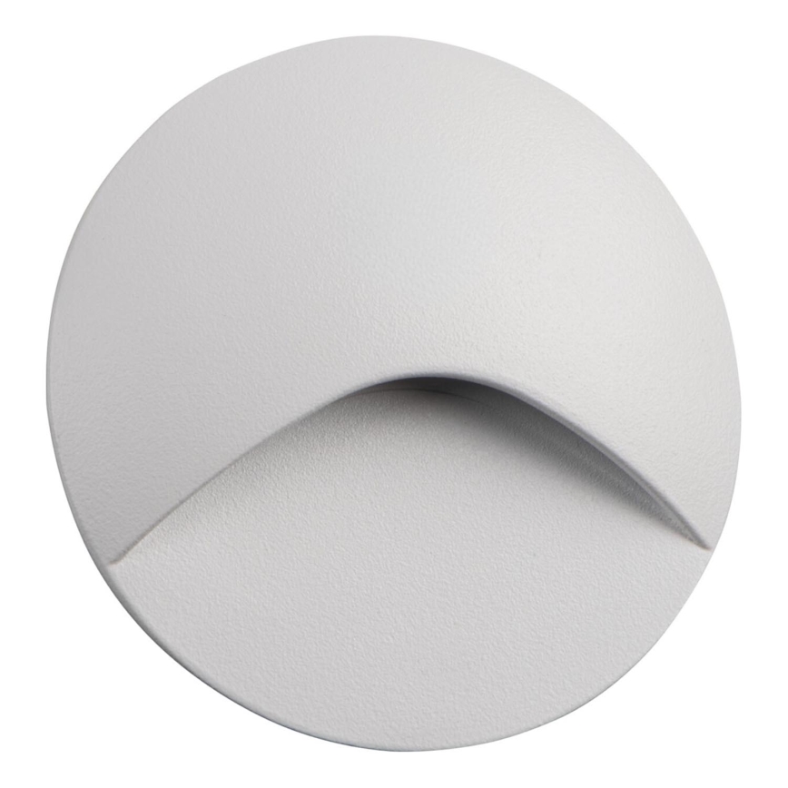 Luminaire LED pour escalier EXIN LED/2,5W/230V 3000K IP65 blanc, rond