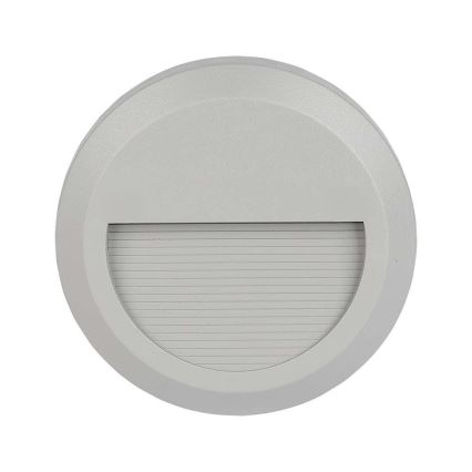 Luminaire LED pour escalier extérieur LED/2W/230V IP65 3000K gris