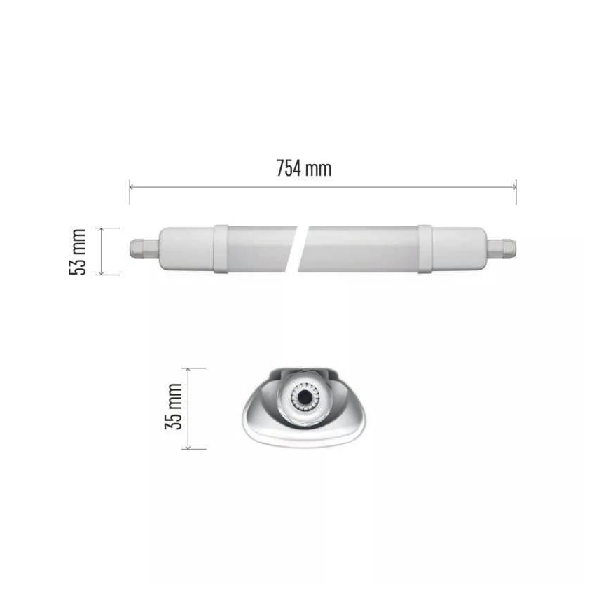 Luminaire LED pour usage industriel LED/18W/230V IP65 4000K