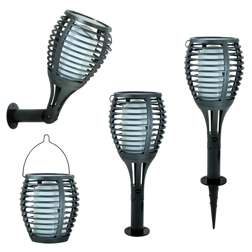 Luminaire LED solaire FLAME LED/1,2V IP44