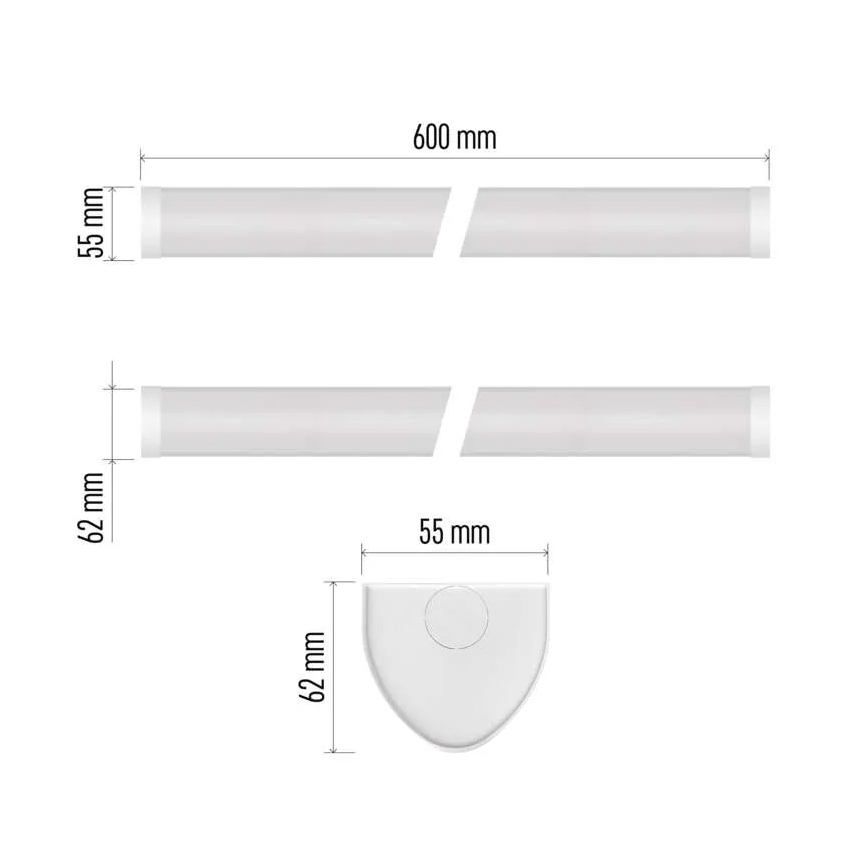 Luminaire LED sous-meuble 20W/230V 4000K 60 cm